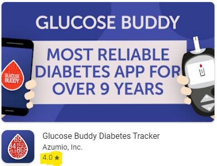 glucose buddy android app on the playstore