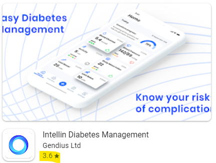 Intellin Diabetes Management android app on play store