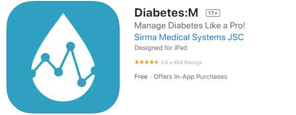 Diabetes:m apple iphone apple app store