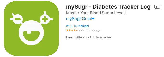 mySugr Diabetes Tracker Log on the apple app store