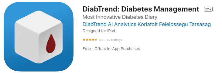 best diabetes app on the apple app store for iphone - DiabTrend
